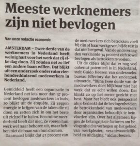 Artikel parool employee engagament interne communicatie