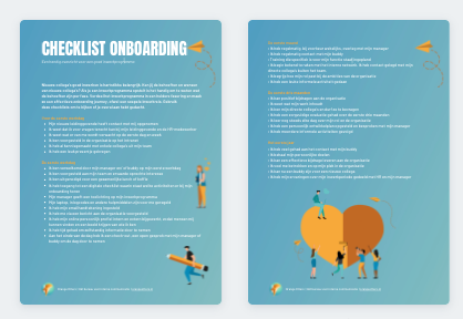 Checklist onboarding voorbeeldweergave download